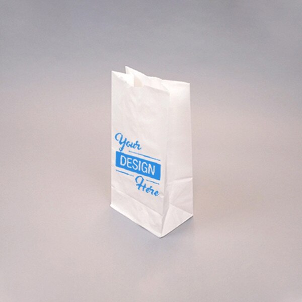Custom-Printed White Kraft 2-lb Bag